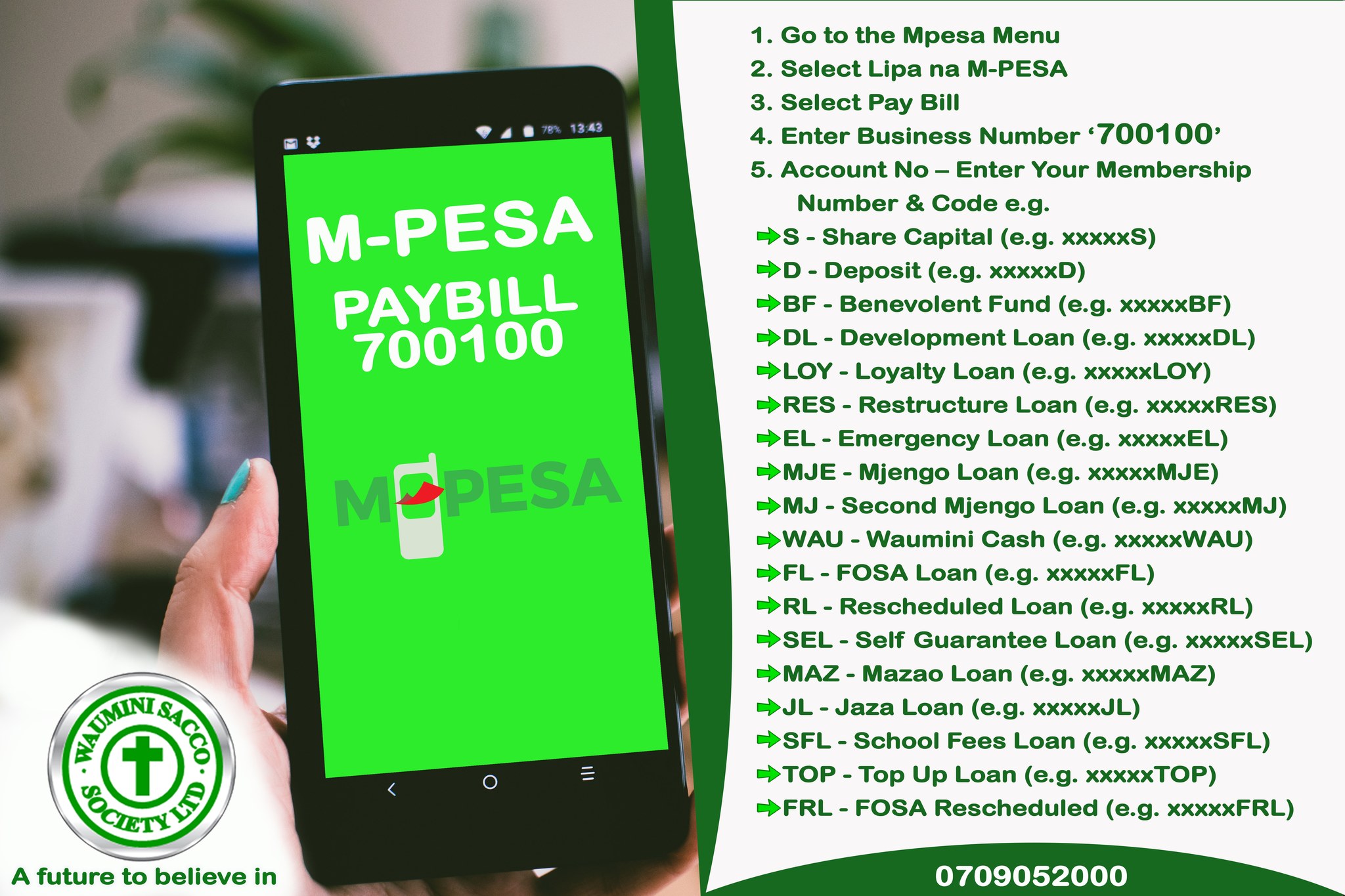 Transaction M Pesa Mpesa Transaction Codes – Waumini Sacco Society Limited